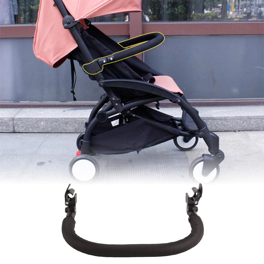 Bracciolo per Passeggino, Barra Paraurti Maniglia Universale Barre di Ricambio Corrimano Regolabile Balaustra Sicura Carrello con Asta Staccabile Accessori Ringhiera Estensibile
