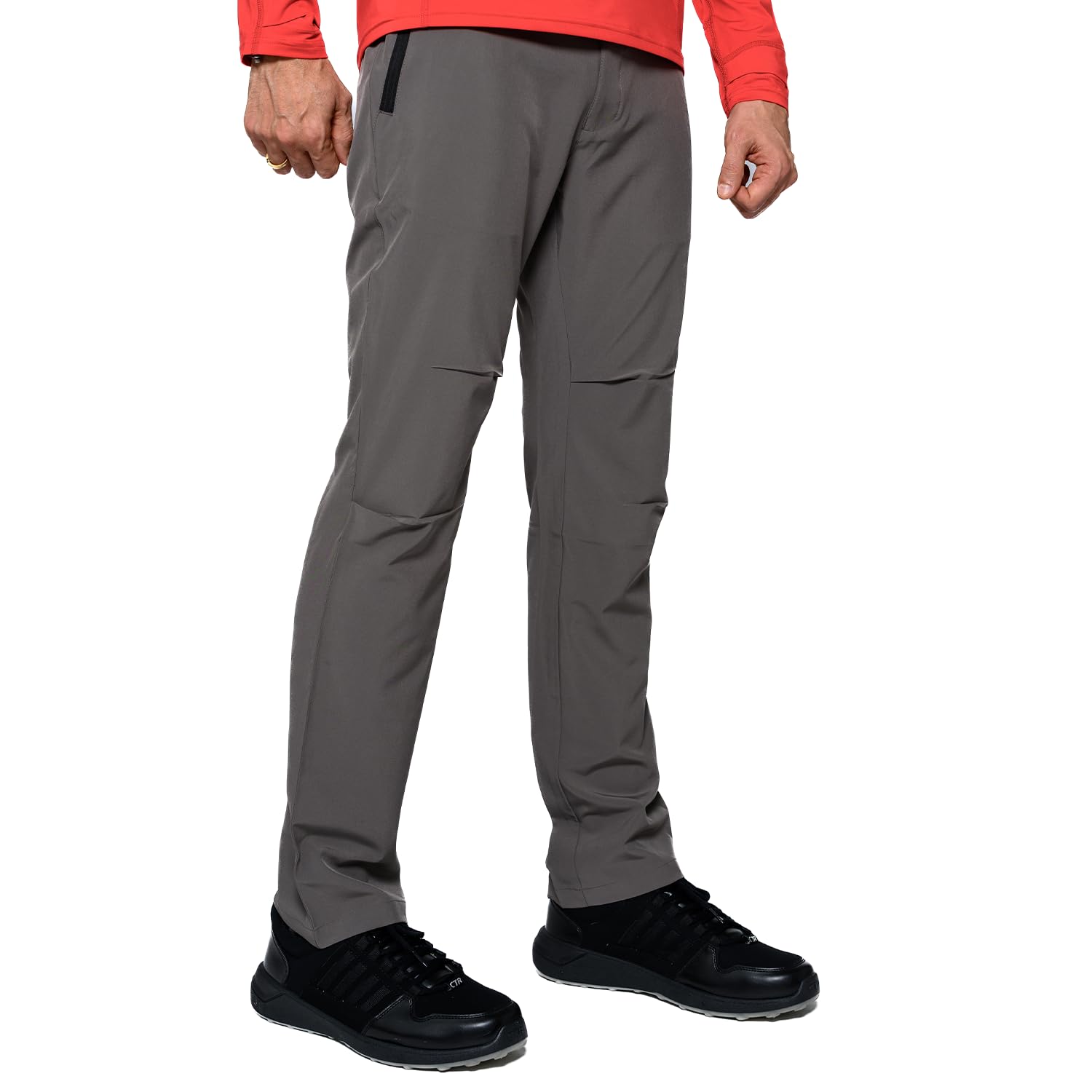 GOKYO Munnar Trekking Pants for Men | Lightweight, Quick-Dry & 4-Way Stretch Outdoor Hiking Pants | Breathable Travel Adventure Trousers-Beige-32 2