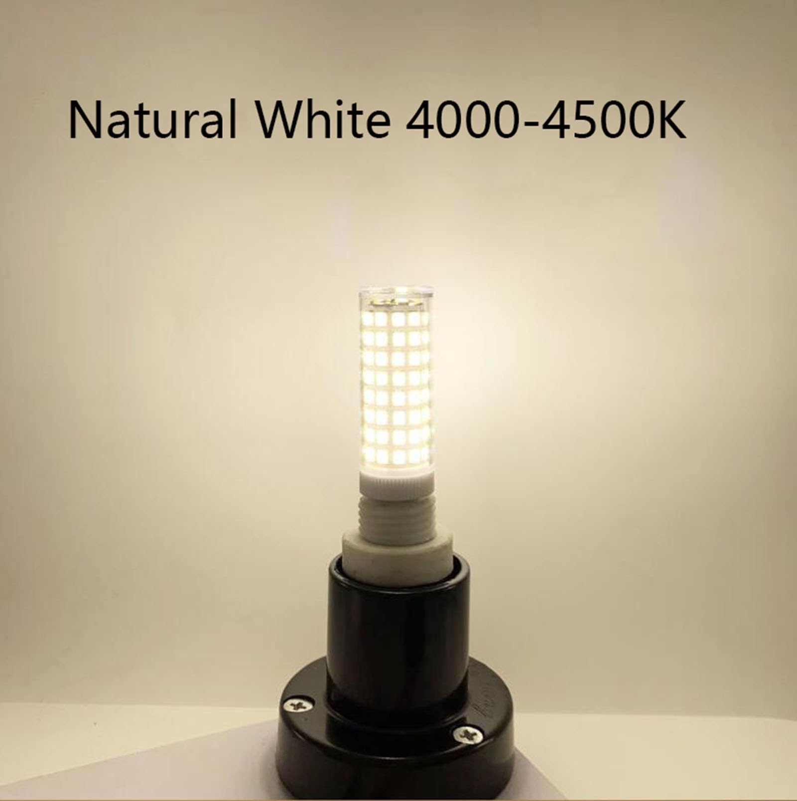 Bombillas LED G9 12W repuesto 120W Ahorro de energía Sin parpadeo 1200 LM No regulable Para iluminación del hogar lámparas araña lámparas techo dormitorios cocinas(Natural White 4000K,8pack)