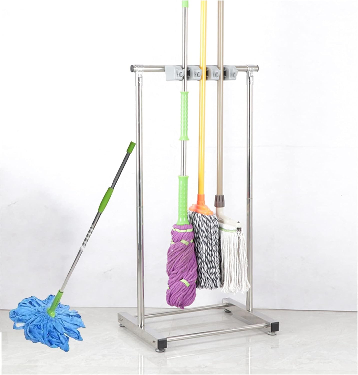 Support de balai et rangement d'outils de jardin pour abri et garage
