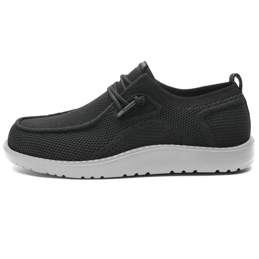 1TAZERO Men's Wide Slip On Shoes Casual Loafers Arch Support Comfort