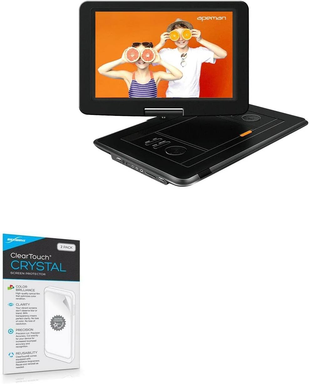 BoxWave Screen Protector Compatible with Apeman PV1570 - ClearTouch Crystal (2-Pack), HD Film Skin - Shields from Scratches