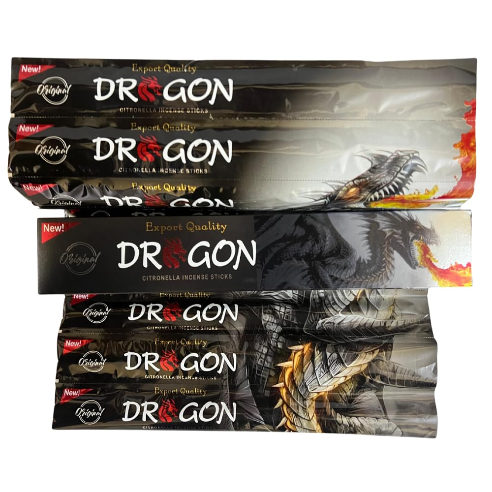 Village Premium Original Dragon Mosquito Repellent Incense Sticks (12 Packs, 10 Pieces Each) | Agarbatti | Natural Herbal Dhoop Sticks | Chemical-Free, Eco-Friendly, 100% Organic, Soothing Fragrance (B0CY9NJQSK) Amazon Price History, Amazon Price Tracker
