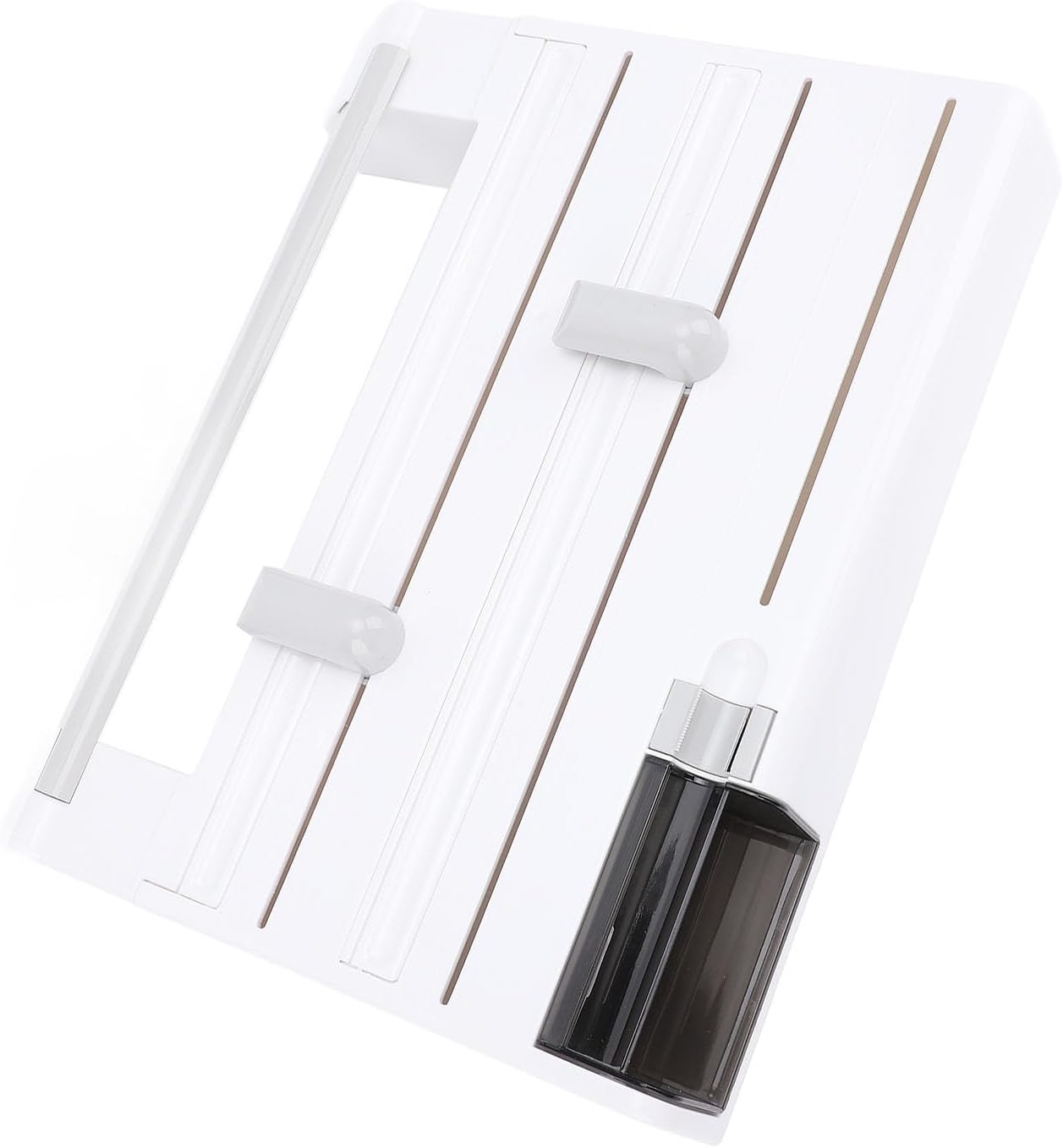 トップダウン view of the Yoidesu Wrap Dispenser, showing the compartments for different wrap types.