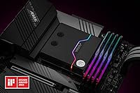 Vista 6 de EK WB EK-Quantum Velocity 2 CPU Bloque de agua 1700 D-RGB y EK-Cryofuel, paquete de refrigerante transparente, níquel/acetal