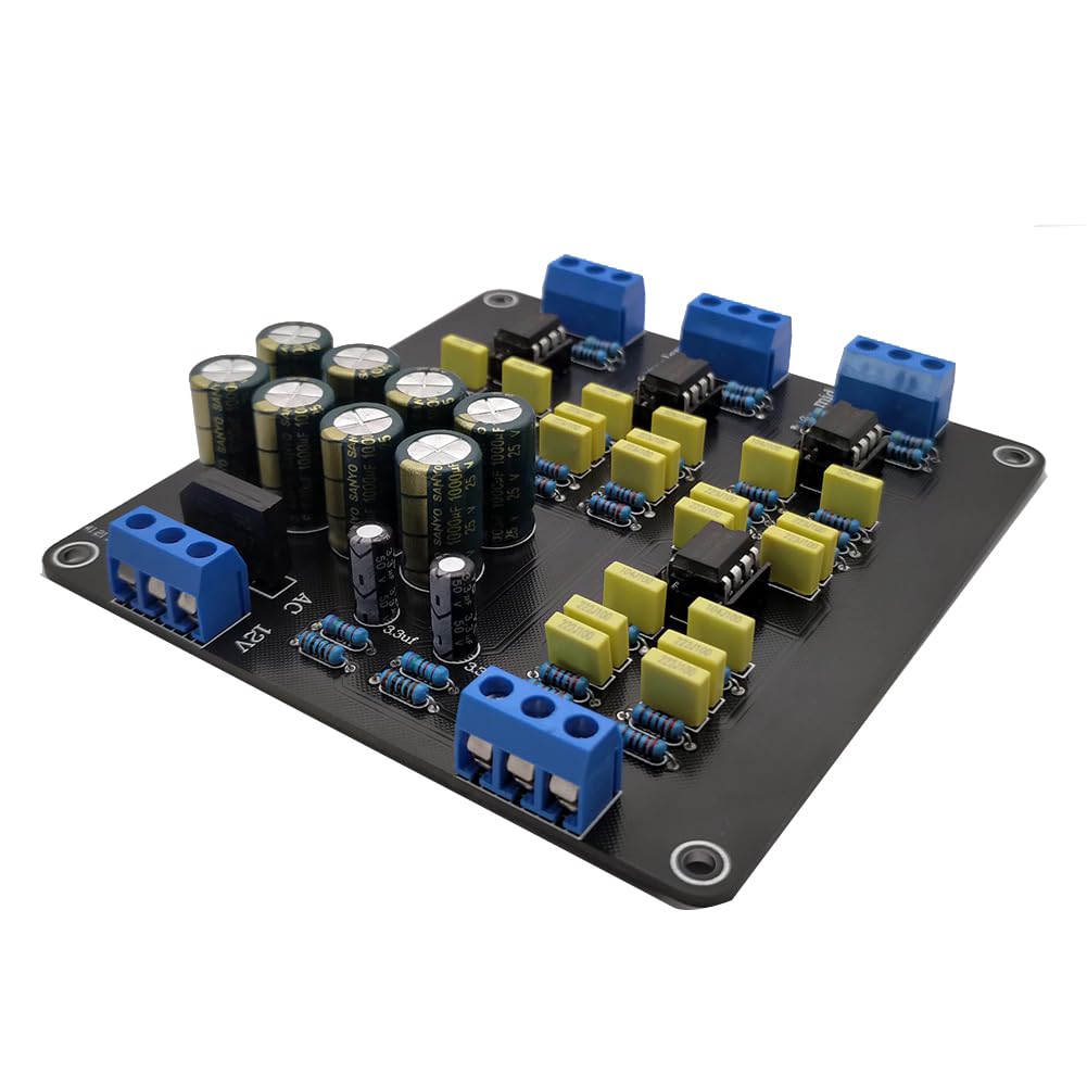 NE5532 Filtre Croisé de Haut-Parleur Double Canal 2.0 Stéréo Haut/Médium/Basse 3 Voies Bricolage Amplificateur de Haut-Parleur Diviseur