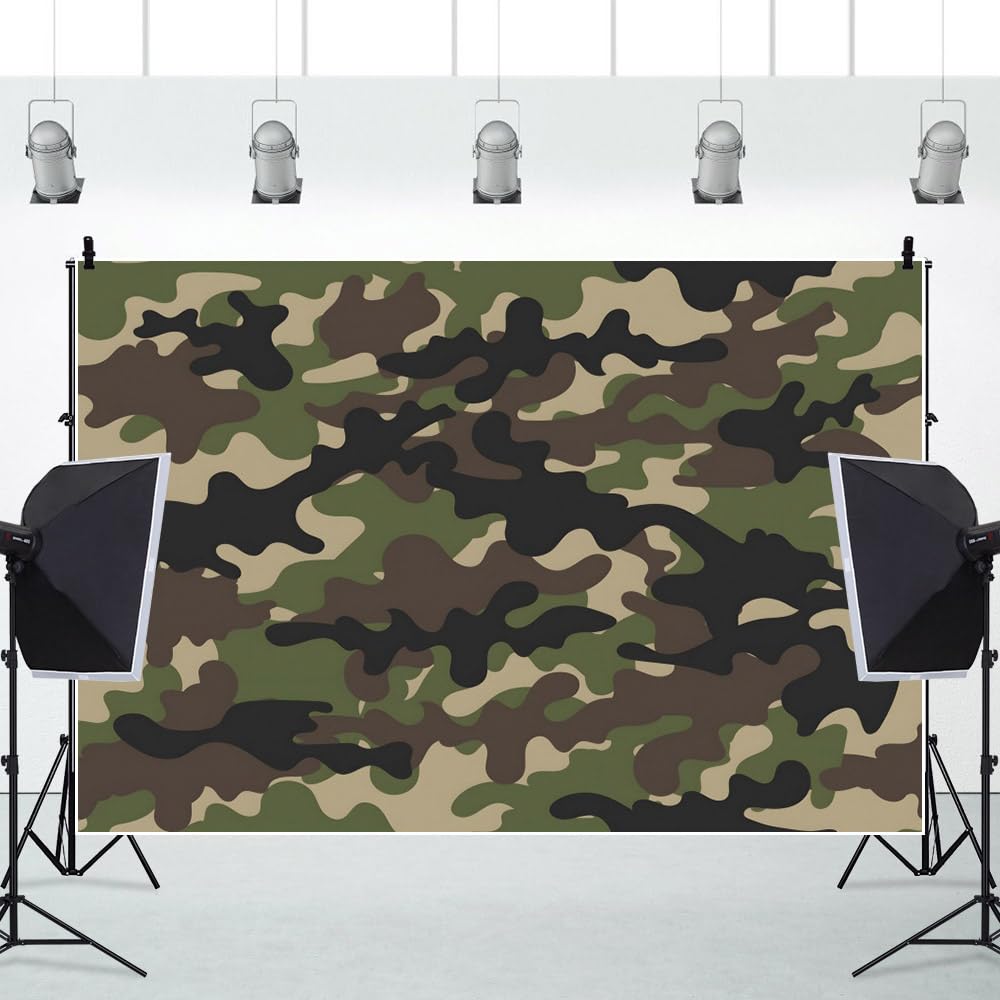 Baocicco Army Soldier Backdrop 5x4ft Welcome Soldiers Photography Background Three - View #5