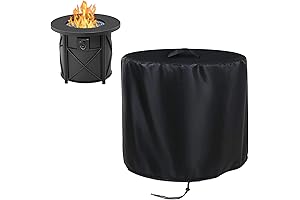 POMER Outdoor Fire Table Covers Round - 30" Round Table Covers