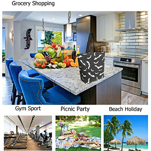 Chic Lifelike Pattern Extra Large Shoulder Tote Bag for Beach Travel Weekender Gym Grocery Shopping4