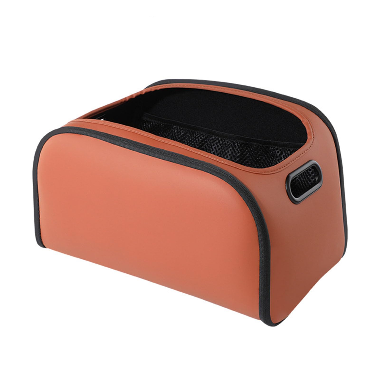 pumpumlia Auto Accessory Holder Designed for Most Vehicles Offering Convenience Elegant Leather Design Car Planner with Lid
