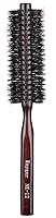 Vista 1 de PERFEHAIR Soft Boar Bristle Round Brush for Fine, Thin Hair or Beards - 1.3 inch for Drying, Styling, Curling, Adding Volume