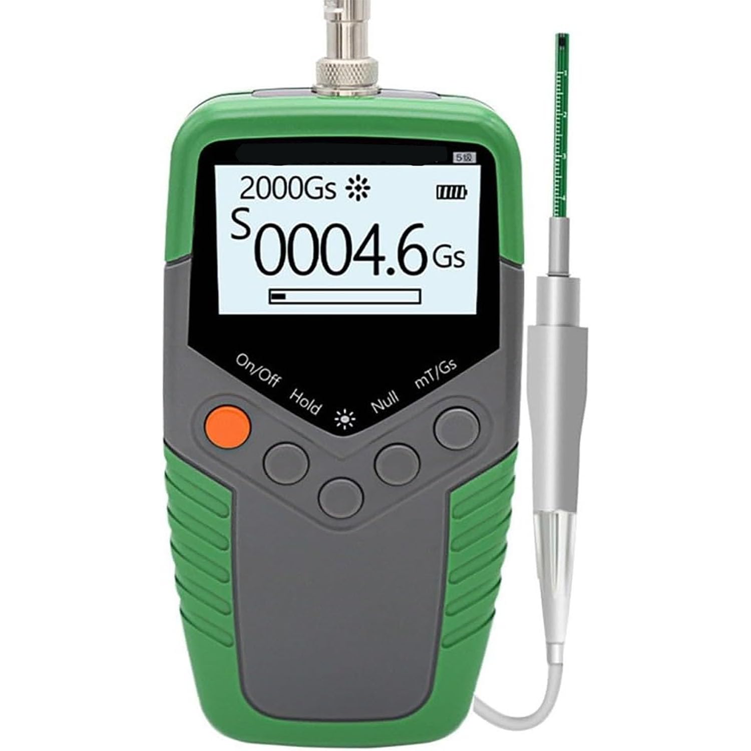 Ręczny Cyfrowy Gaussmeter, Miernik Strumienia Magnetycznego, Zakres Pomiarowy Od 0 Do 2400 MT, Funkcja Max Hold, Regulowane Podświetlenie I Automatyczne Wyłączanie, Do Użytku Na Zewnątrz