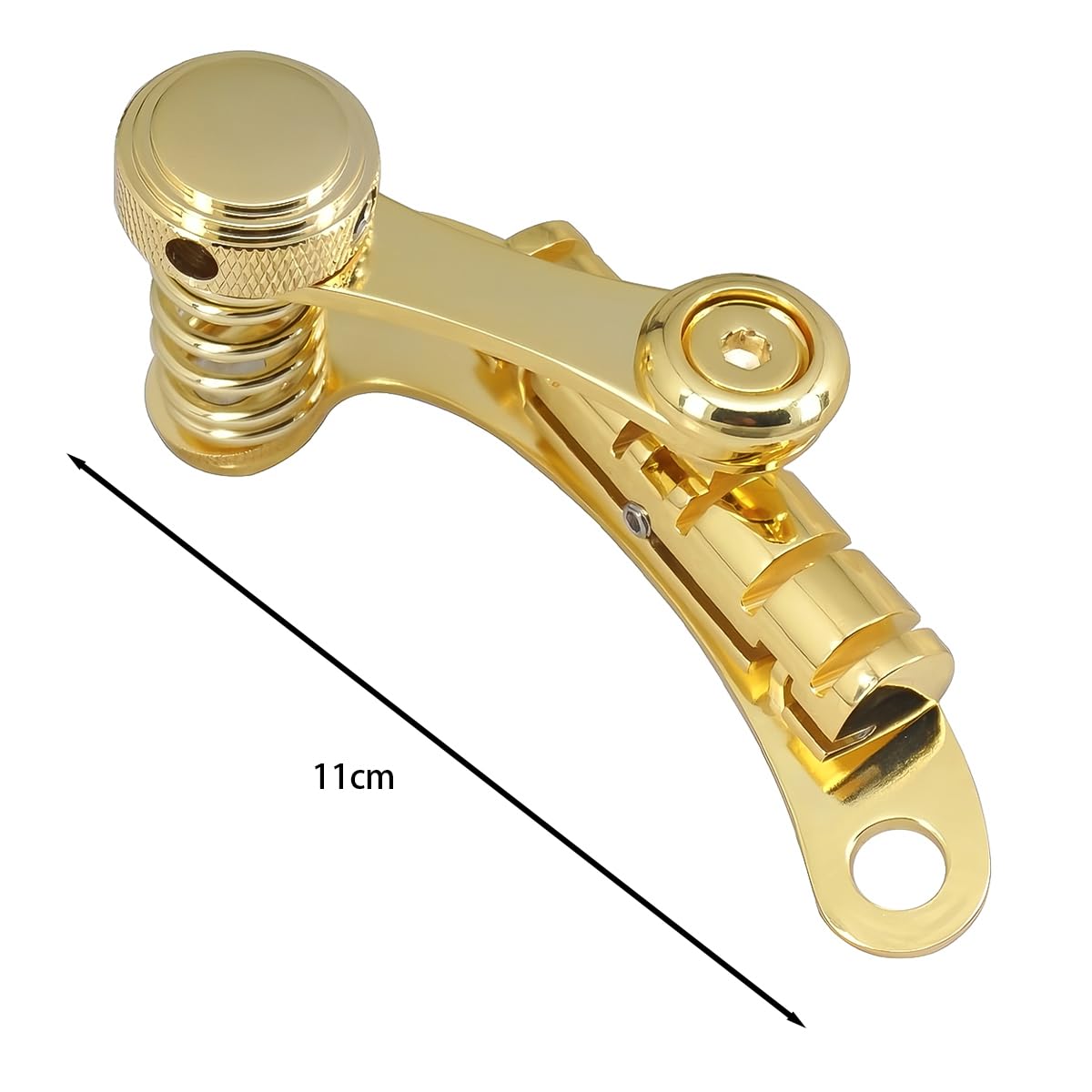 Puente de trémolo para Guitarra, Cordal, Puente de vibrato, Piezas de Puente, Barra de Tope de Puente para Guitarra eléctrica LP SG TM85 (Mantenimiento Dorado)