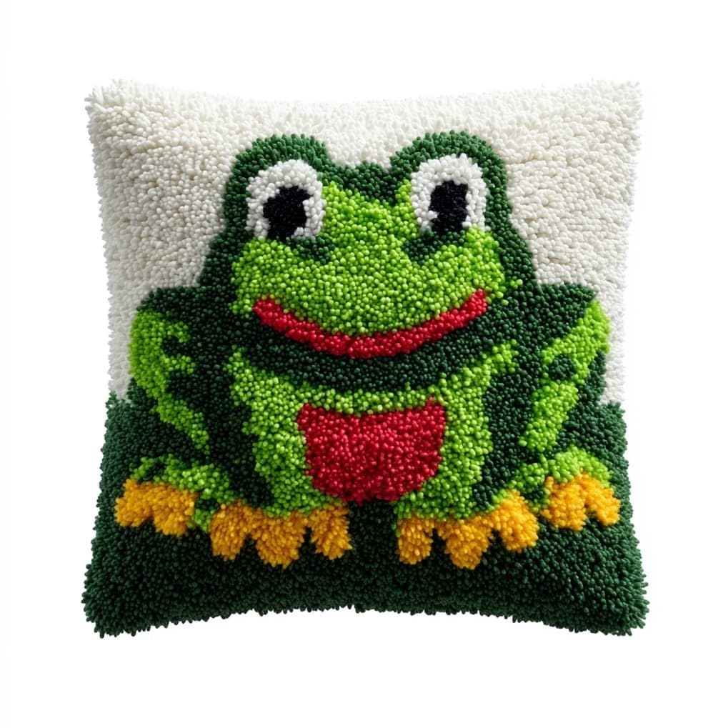 AxiangziK Latch Hook Kits for Adults,Cartoon Frog