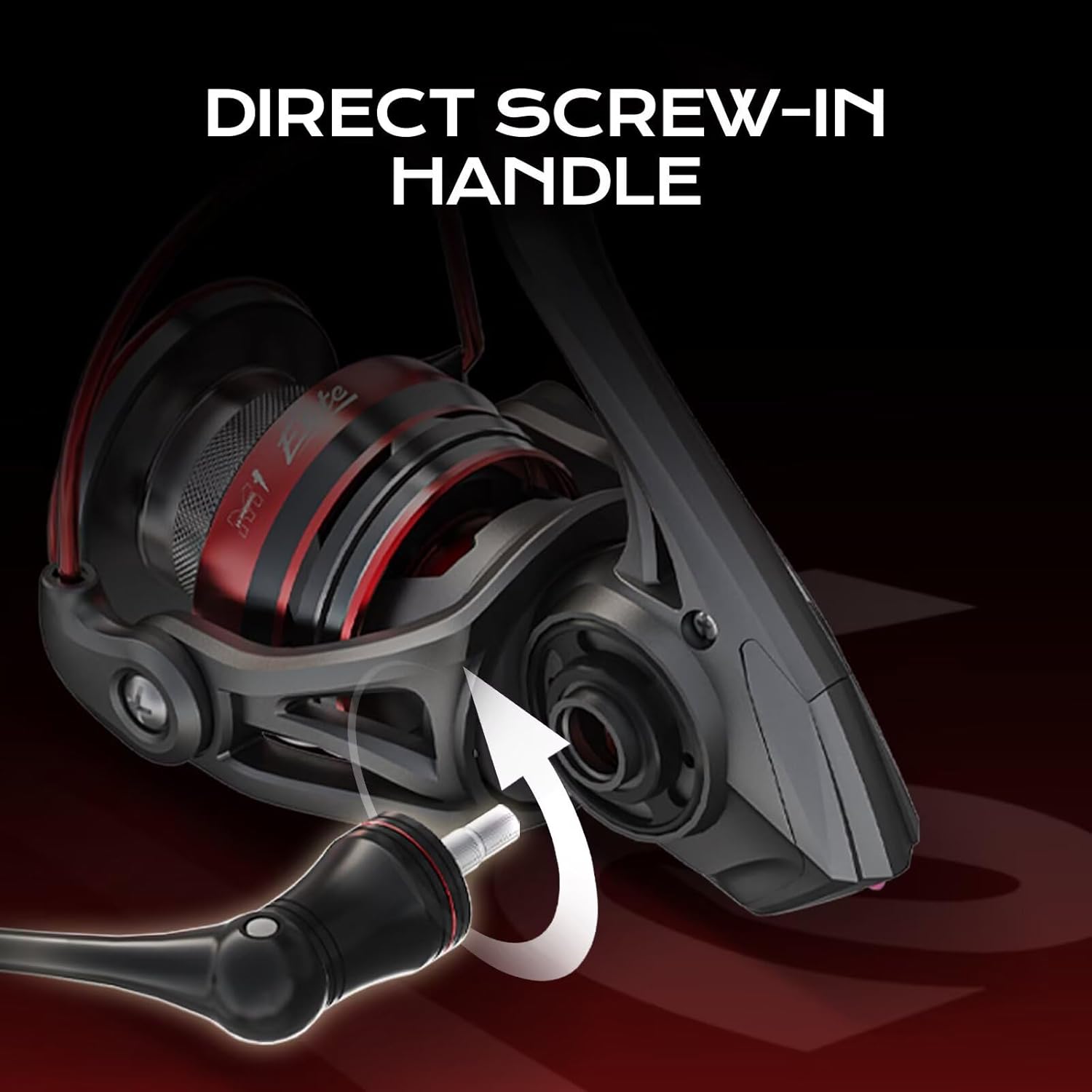 Handing M1 Elite Spinning Reels Fishing Reels Spinning 13.23 Lbs Max Drag Screw-in Handle Slow Oscillation System 5.2:1 Gear Ratio 9+1 Stainless BB Size 1000-4000 - Image 5