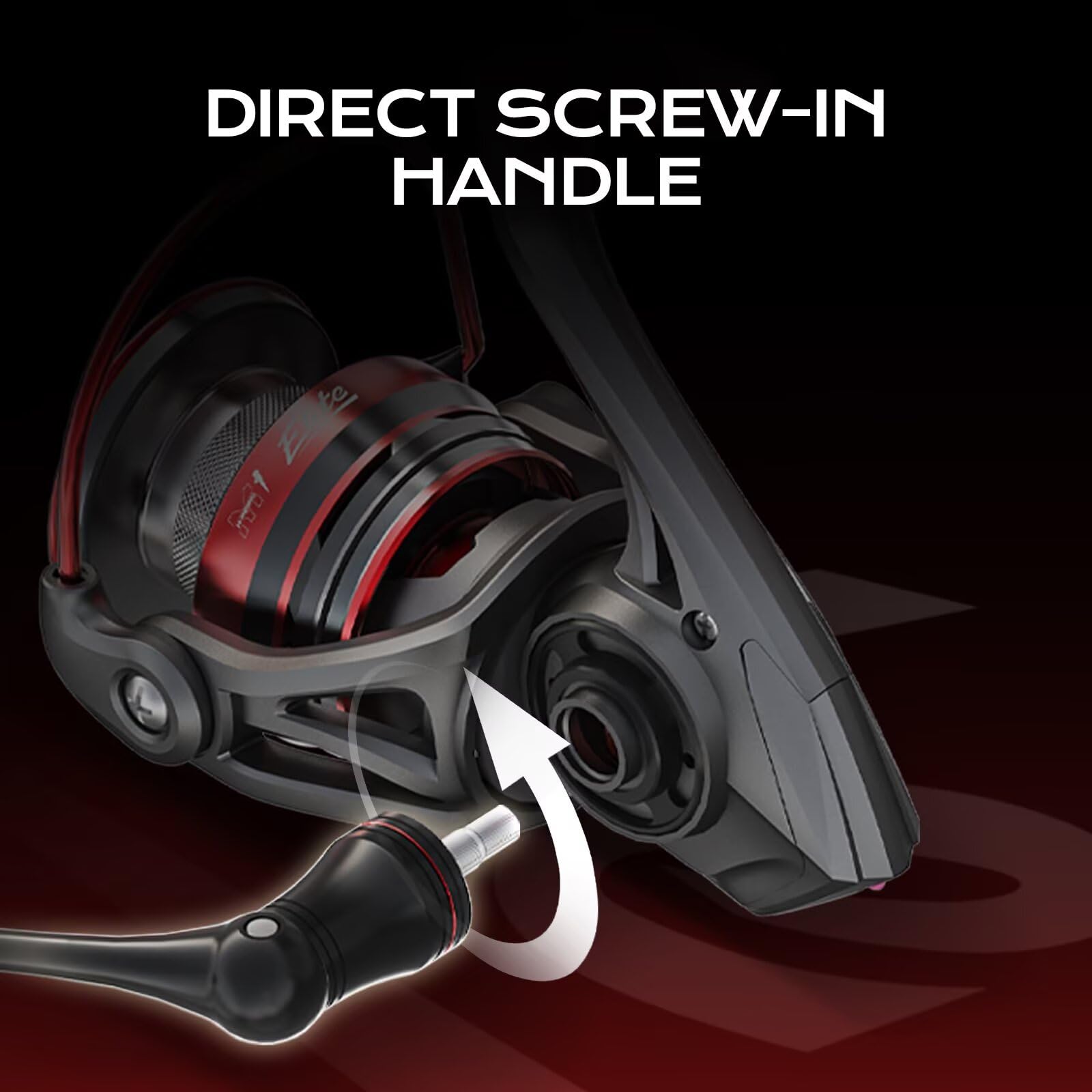Handing M1 Elite kołowrotki spinningowe kołowrotki wędkarskie spinningowe 6 kg Max Drag Fishing Kołowrotek spinningowy 5,2:1 Kołowrotki spinningowe słodkowodne CNC aluminiowa szpula 9+1 stal
