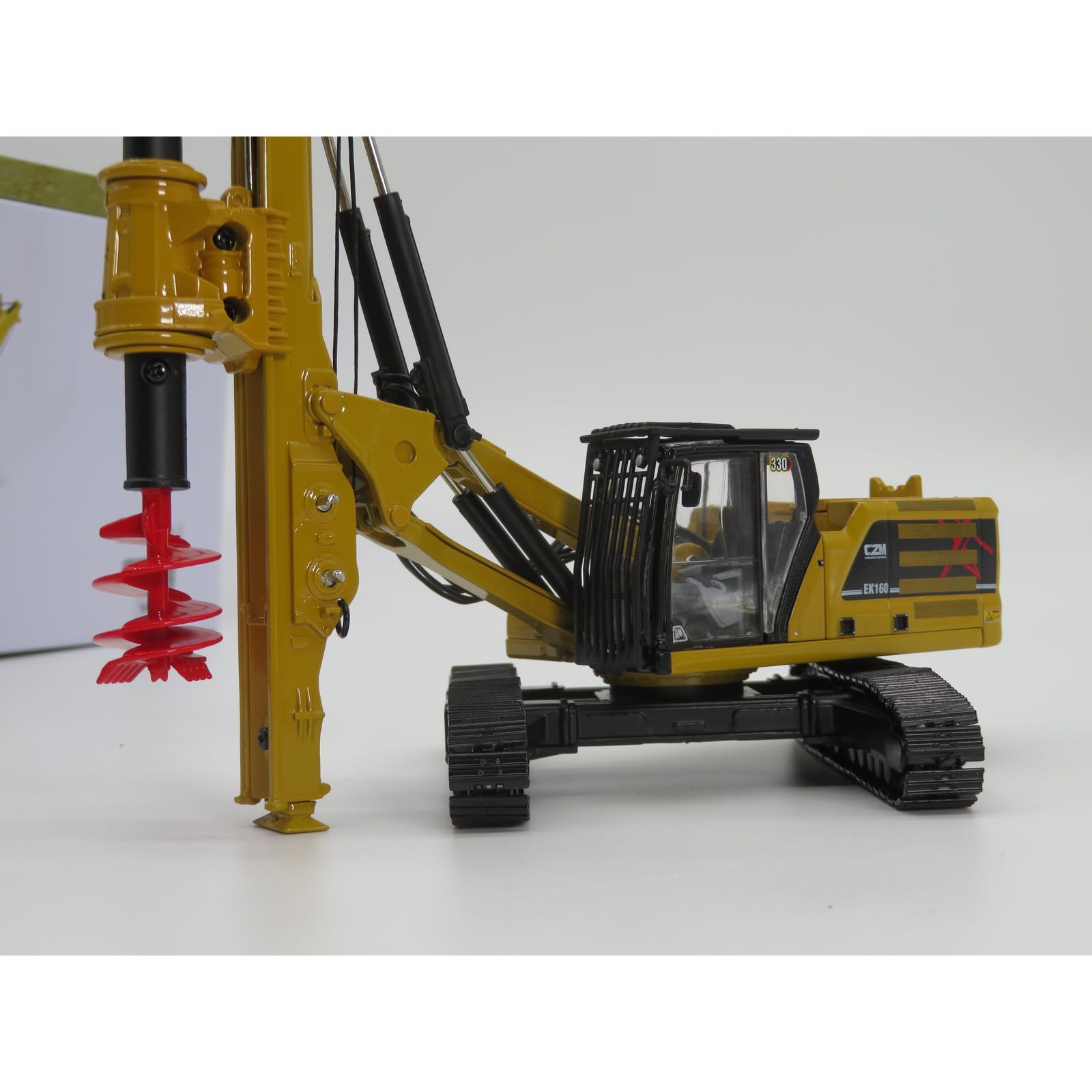 Diecast Masters 41002 - Foreuse CZM EK160 Drilling Rig, échelle 1:50, à partir de 14 Ans, en boîte métallique, Convient aux collectionneurs