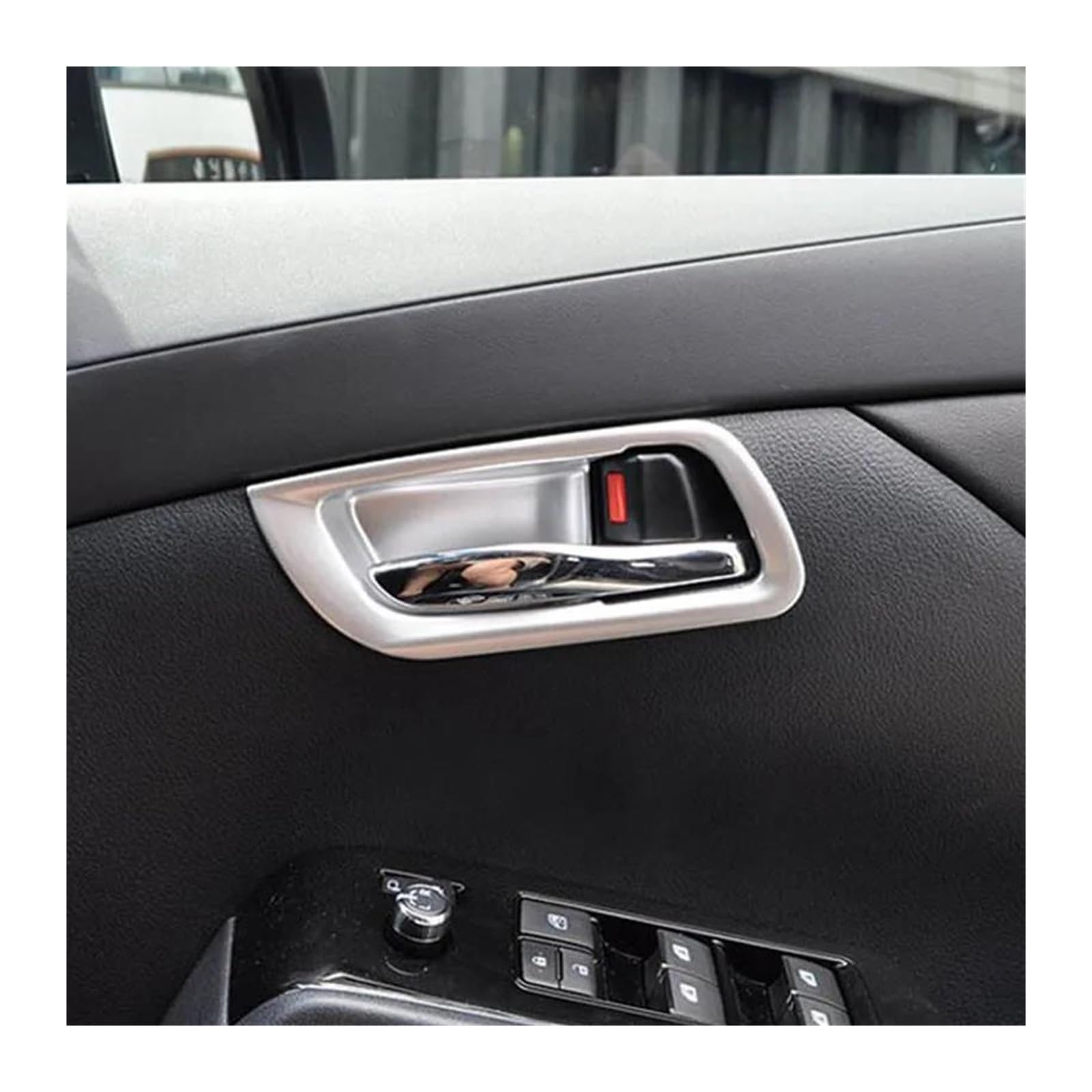 Rivestimento interno della consolle centrale ABS opaco per Alphard dal 2016 al 2018 Accessori per auto Decorazione della ciotola porta interna Protezione copertura del telaio Adesivo