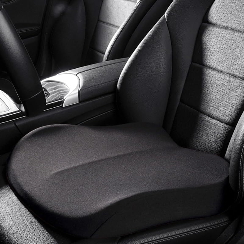 YBZNCASC Cojín del Asiento del Coche, para Dacia Duster 2.Gen 1.Gen HM HS 2010-2015 2016 2017 2018 2019 Cojines Antiescaras de Espuma Viscoelástica