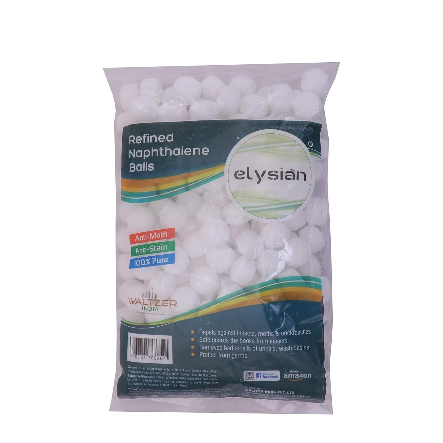 Elysian White Kapoor Goli Naphthalene Moth Balls for Wardrobe, Toilet & Storage Protection | Stain-Free Finail Ki Goli Sanitary Cubes | Insect & Odor Repellent for Clothes, Bathroom & Drawers | 500g-image-34
