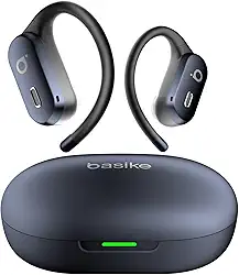 Basike Fone de Ouvido Bluetooth Esportivo 5.4, OWS/TWS Som Estéreo Hi-Fi, ANC e Modo Transparência, Suporta Chamadas de Voz, Resistente a Suor e Respingos, Compatível com Android e iOS – Azul