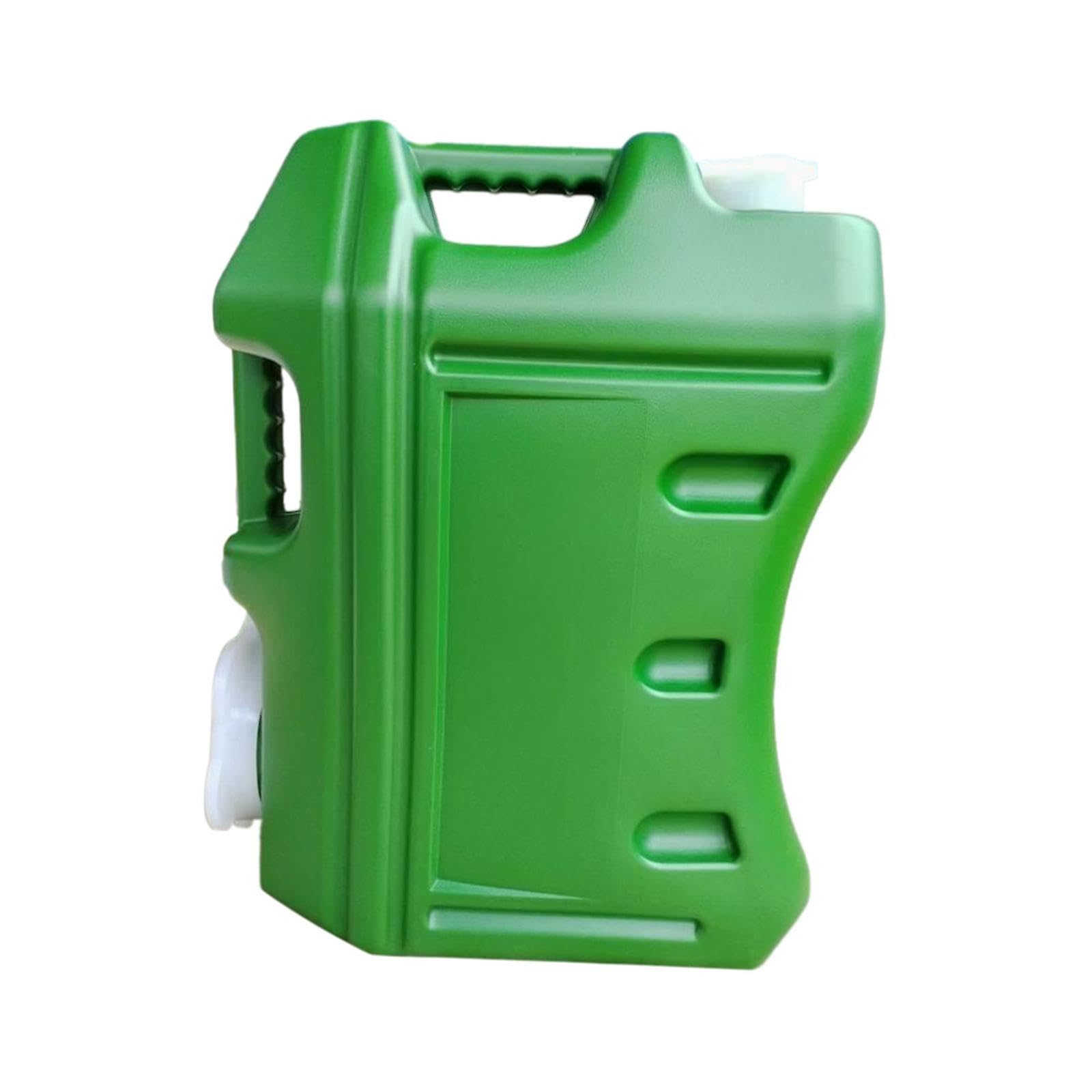 JOYHAPPST Portable Water Container 15L Water Bucket for Camping Bath Self Driving Tour Green