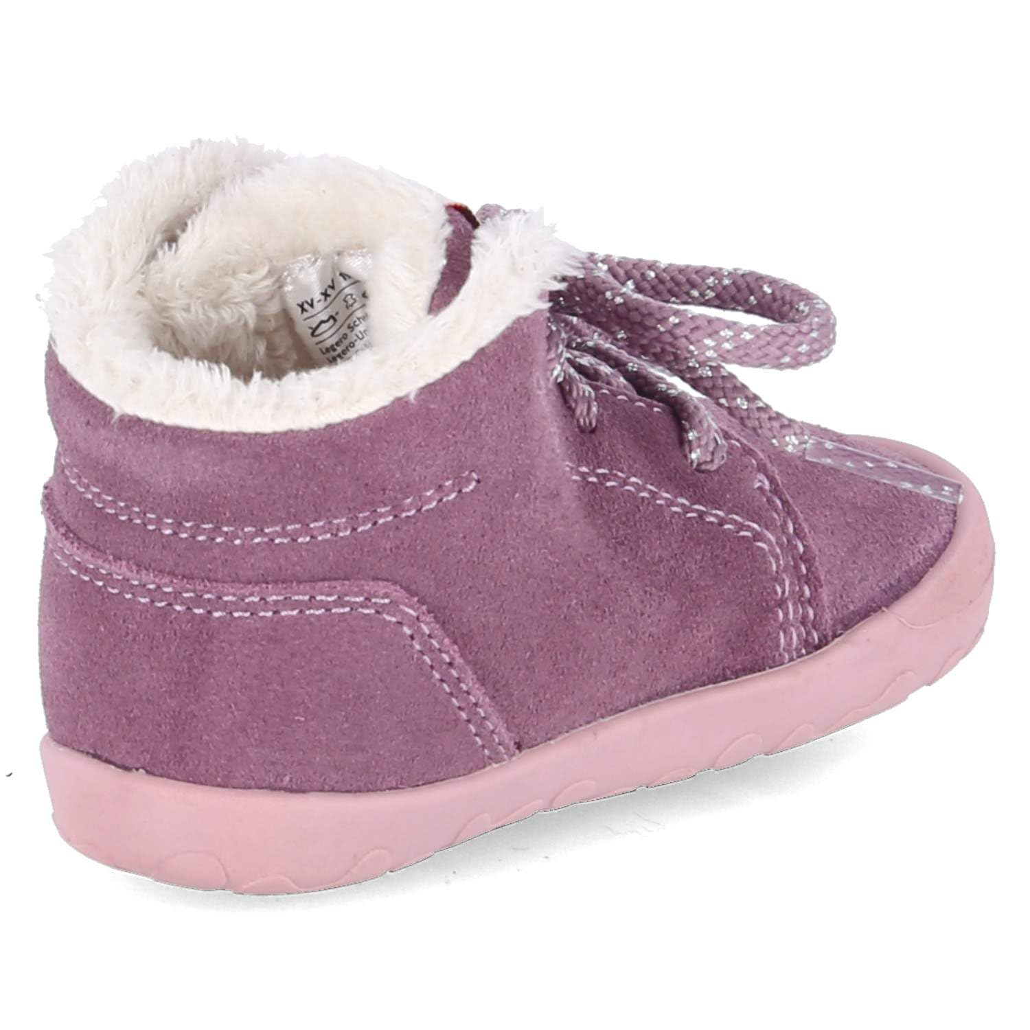 Superfit 1-009668-8500 - Barco con forro caliente de piel rugosa, unisex, color rosa/rosa