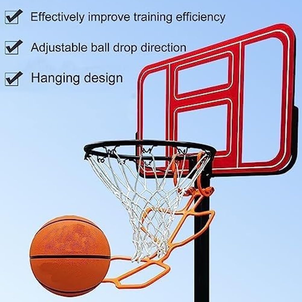 Basketball-Ballrücklauf-Aufsatz, Trainingsgerät for Basketball-Schießhilfe, Basketball-Rebound-Aufsatz, Hochleistungs-Basketball-Rebound-Basketball-Zubehör