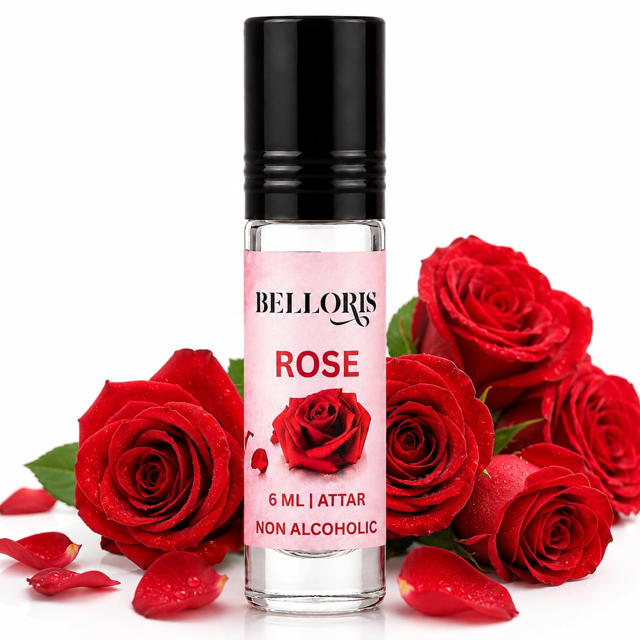 Rose Attar 6 ml | Non-Alcoholic Floral Attar | Pure Gulab Ittar | Long Lasting Rose Fragrance Oil | Roll-On Perfume for Men & Women Pooja & Meditation Eid, Ramadan Gifts, Non Alcoholic & Vegan Fragrances-image-47