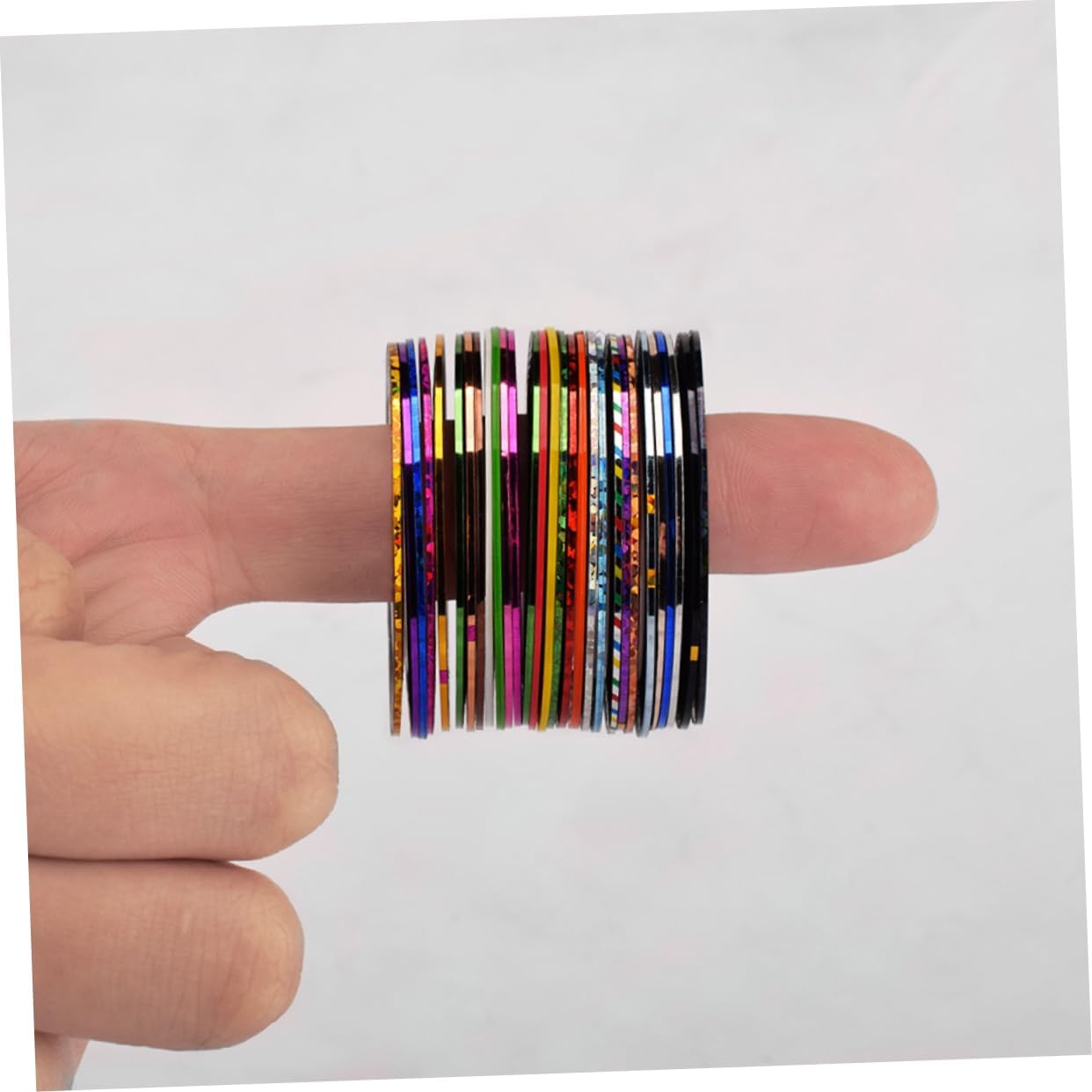Nail Art Striping Tape Line 1mm Width 30 Rolls Adhesive Tape