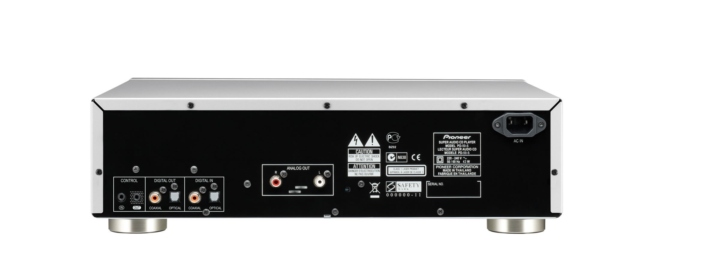 Pioneer PD-50 Lecteur CD Salon Super Audio CD, Lecteur CD