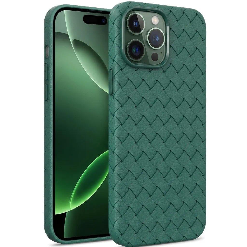 Coque antidérapante iPhone 17 Pro Callyue flexible verte - 2