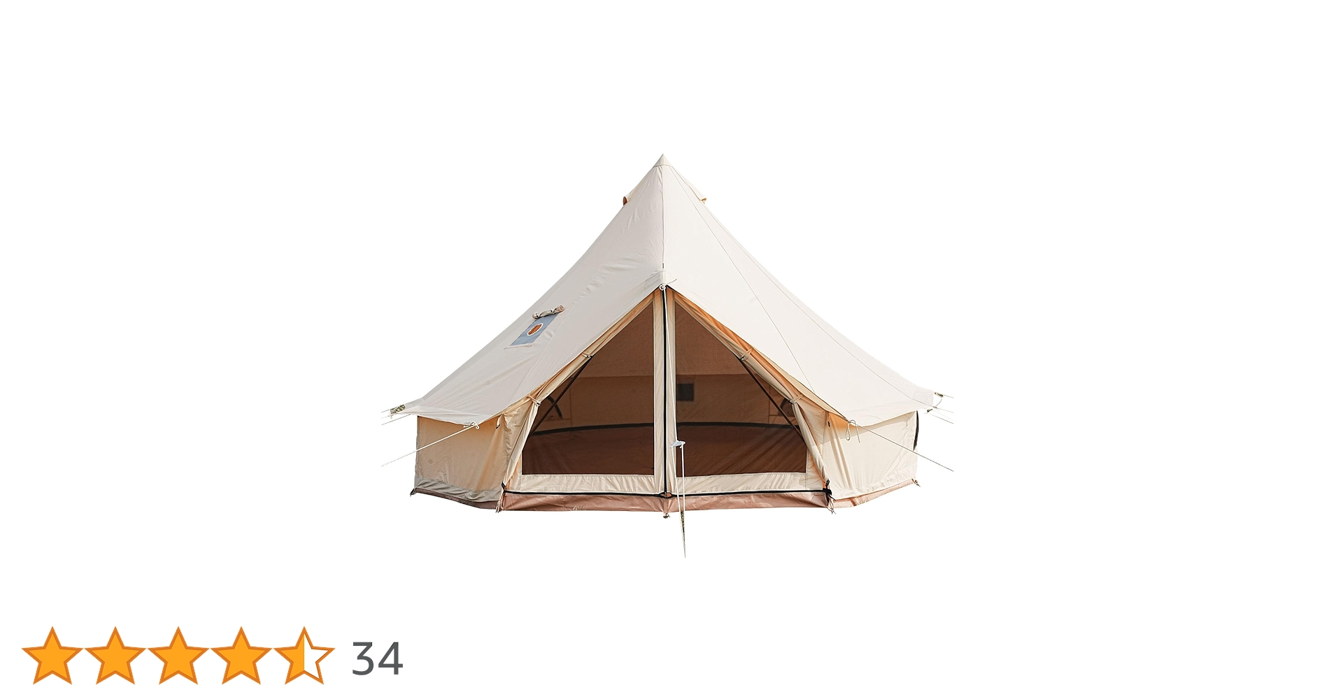 Amazon | Glamcamp Bellテント 4シーズン 通気性 コットンキャンバス