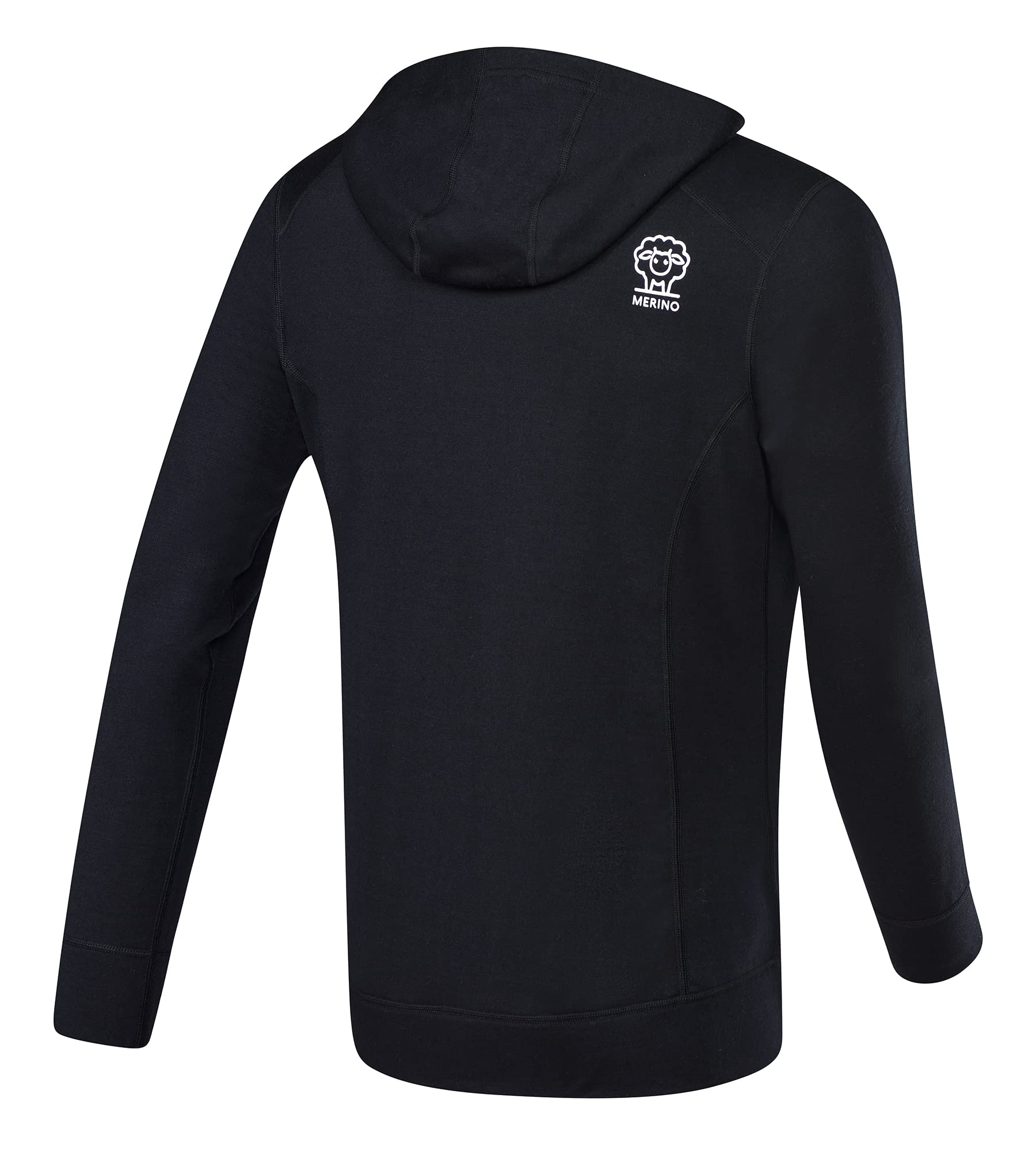 Black Crevice Kurtka z kapturem Mężczyźni Black Crevice Męska kurtka z kapturem merino