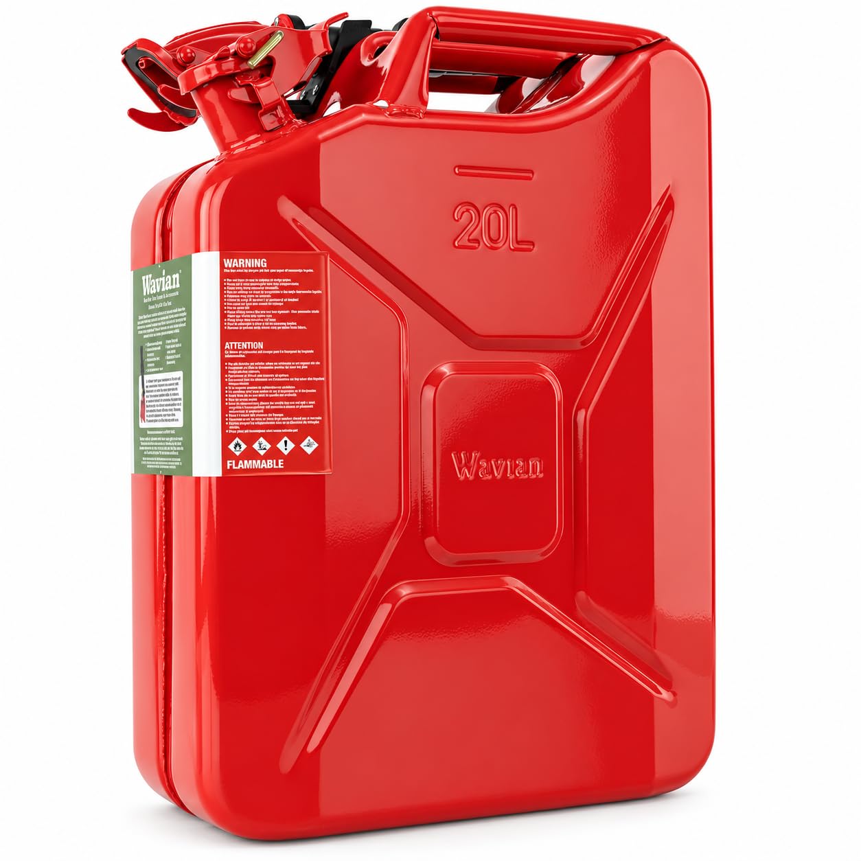 Amazon | Wavian USA 正規のNATOジェリカン 燃料缶と注入口システム