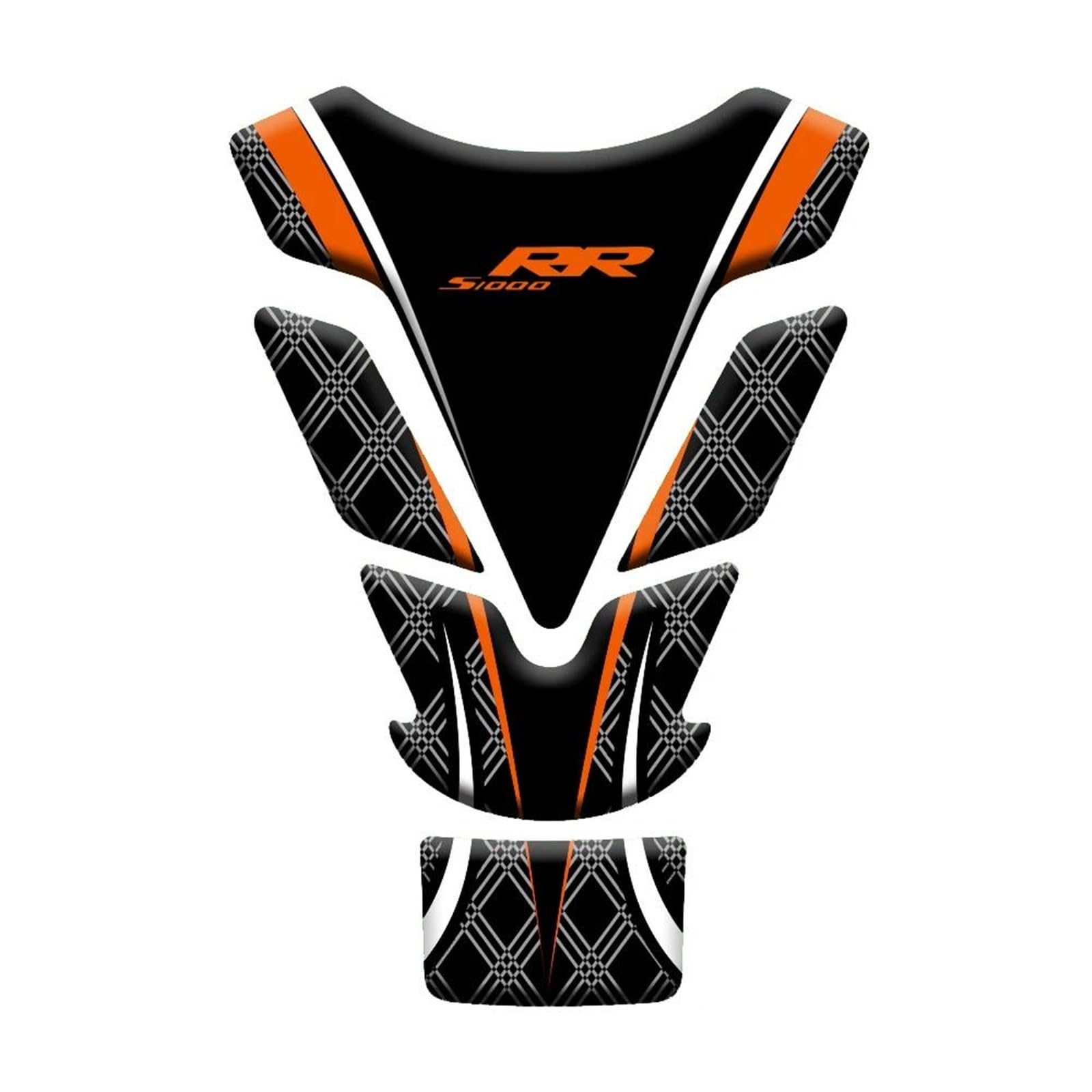 Jganrf Orange-2 3D Motorcycle Stickers Decals Tank Pad Protector Emblem Badge Accessories For S1000rr S 1000Rr 1000 Rr