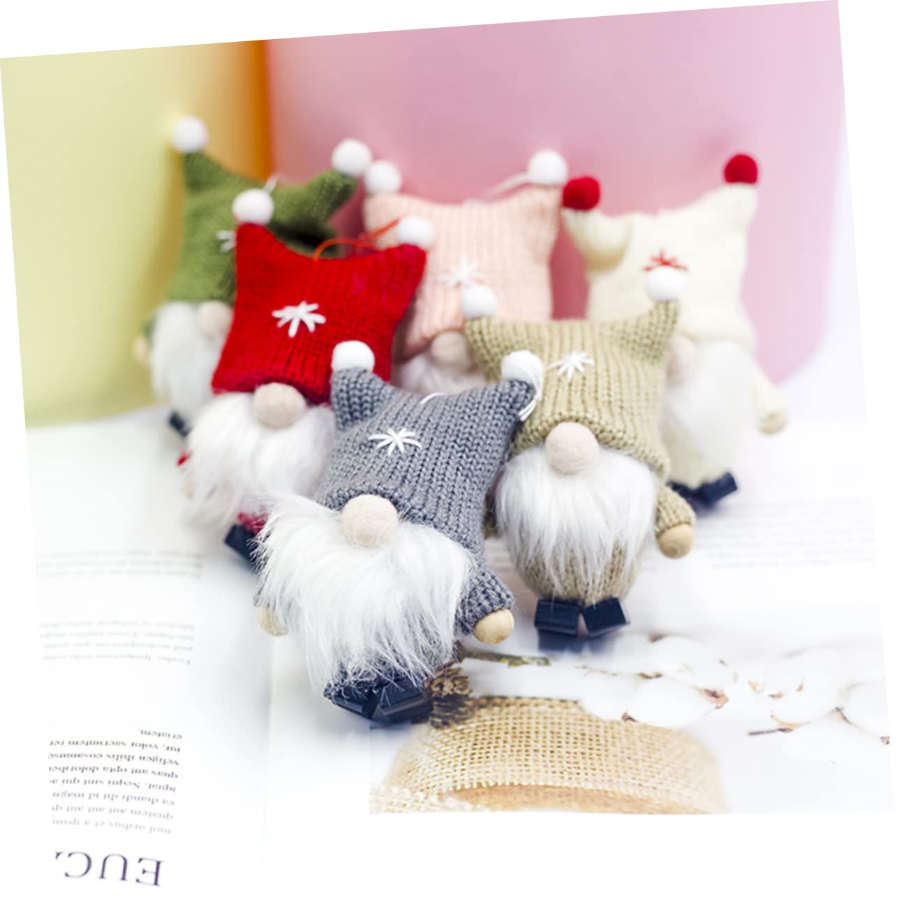 18 STK Weihnachtsbehänge Spirit Weihnachten weihnachtsdeko Weihnachtsschwedische Gnomenpuppe nordische Figur des skandinavischen Gnoms Christbaumschmuck Weihnachtshandwerk
