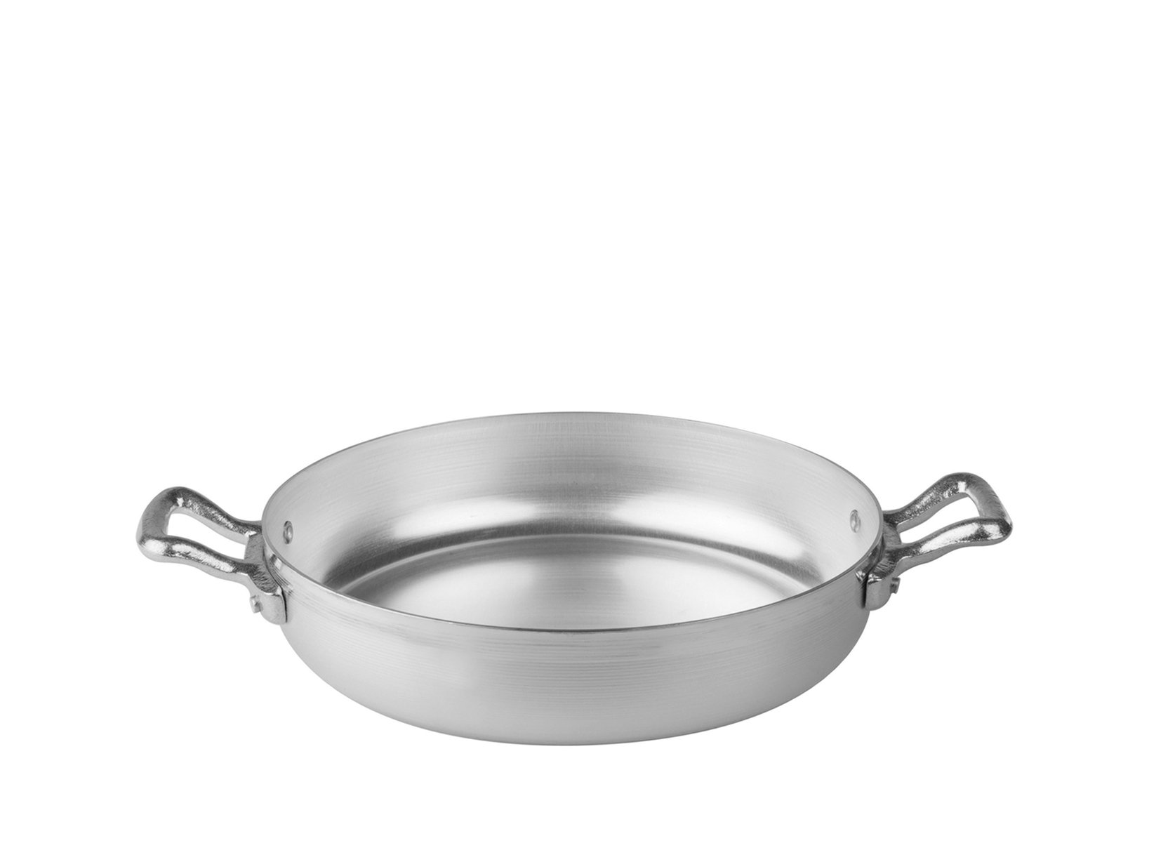 Pentole Agnelli tegame alluminio family due manici cm28 pentole e preparazione cucina.