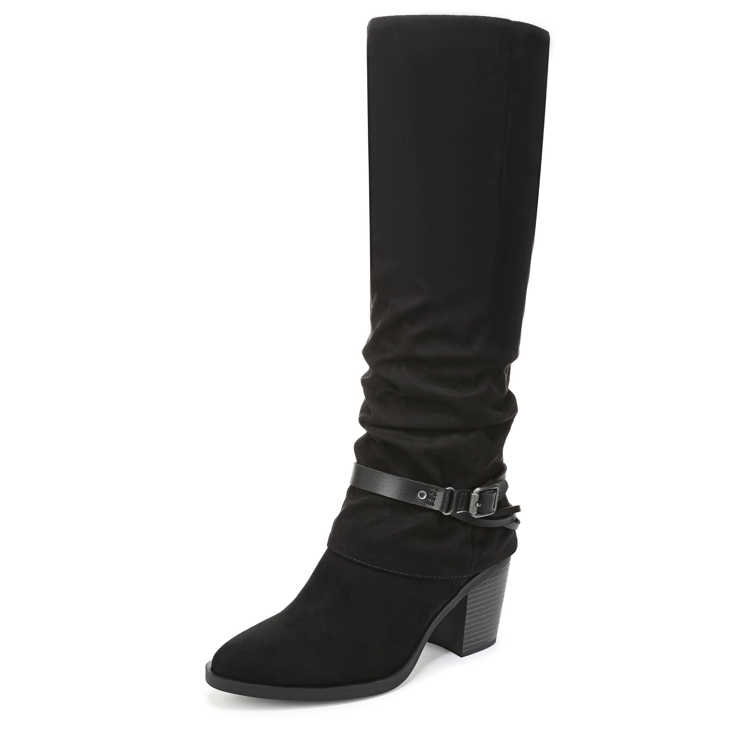 Blowfish Malibu Women's Carey Knee High Boot, Microsuede Black, Medium Fit, UK 8