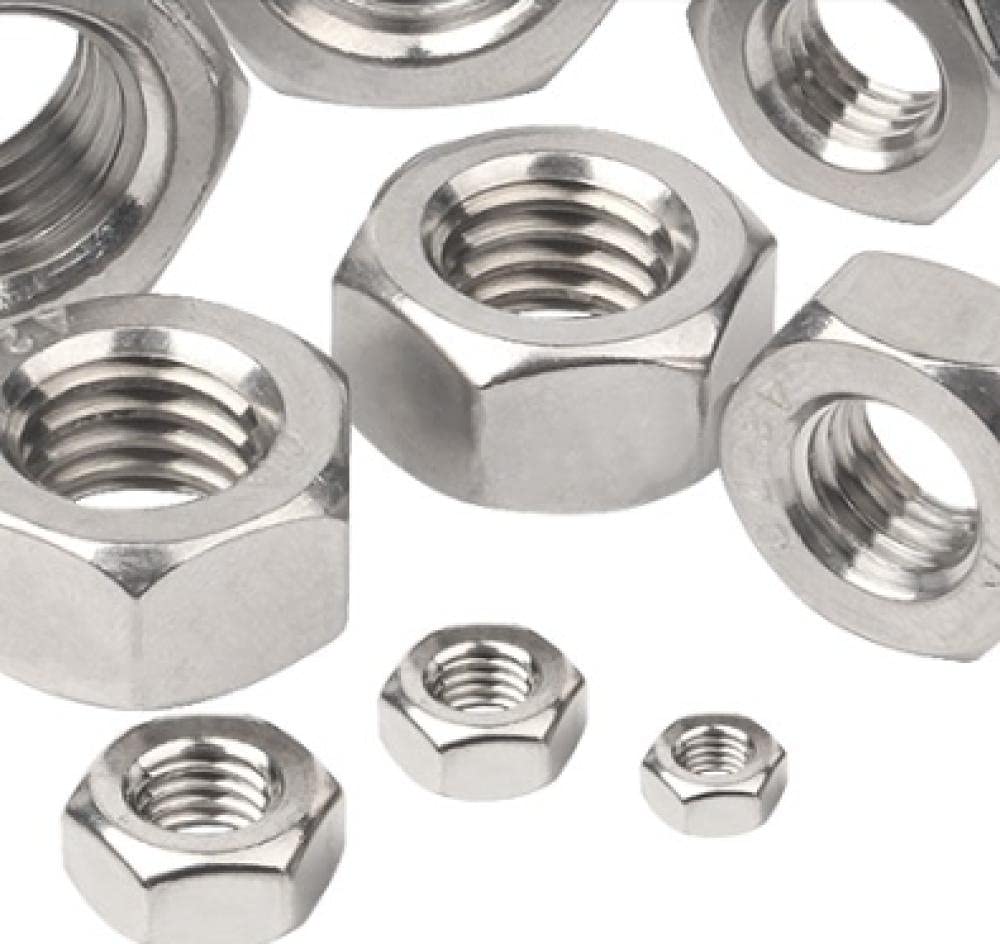 Dado esagonale passo UNC inox AISI 316 A4 misure in pollici