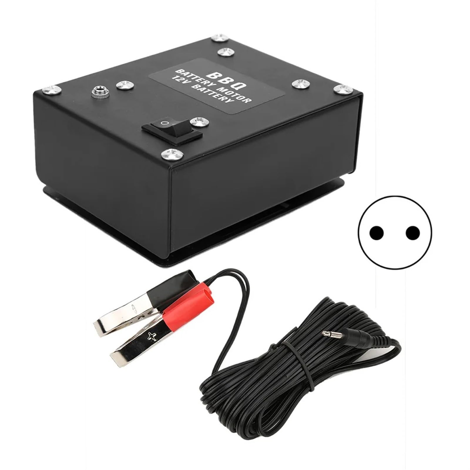 CEMELI DC12V High Power Barbecue Motor Grill Outdoor Electric Universal BBQ Rotary Speed Grill 3RPM Output Speed Low Power Consumption