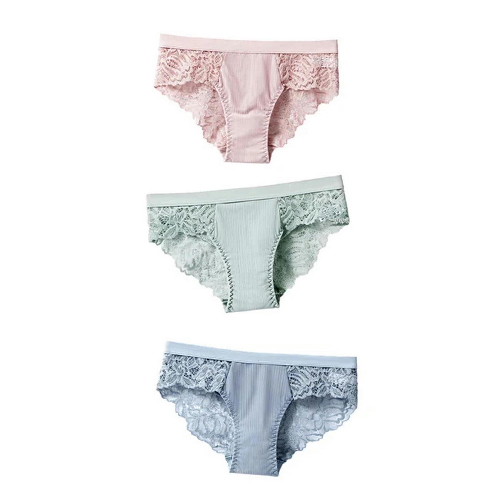 Bielizna damska Confort Majtki Majtki Bezszwowe Figi Koronkowa Bielizna Damska Bielizna Dla Kobiet Majtki Kwiatowe - Y-XXL-3 szt, Y 3 szt, XXL