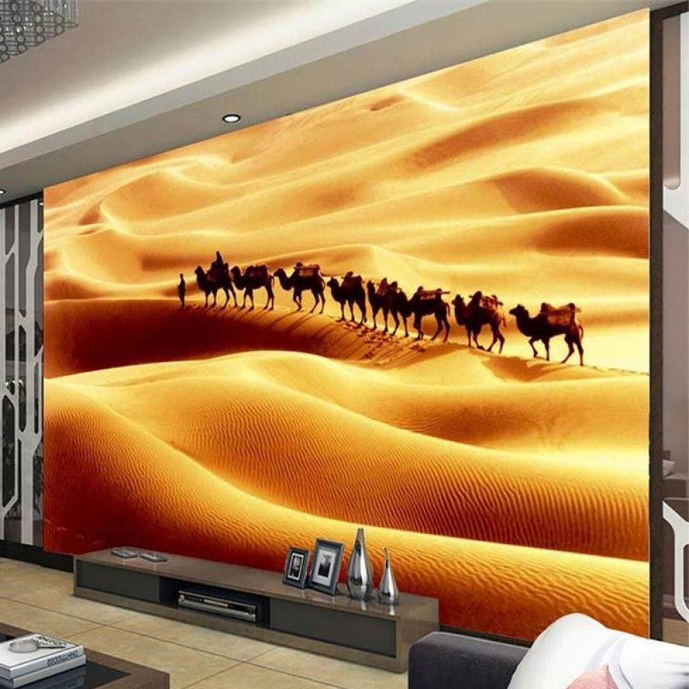 Papier peint mural 3D pour transformer un salon vide grand mur 430x300 cm