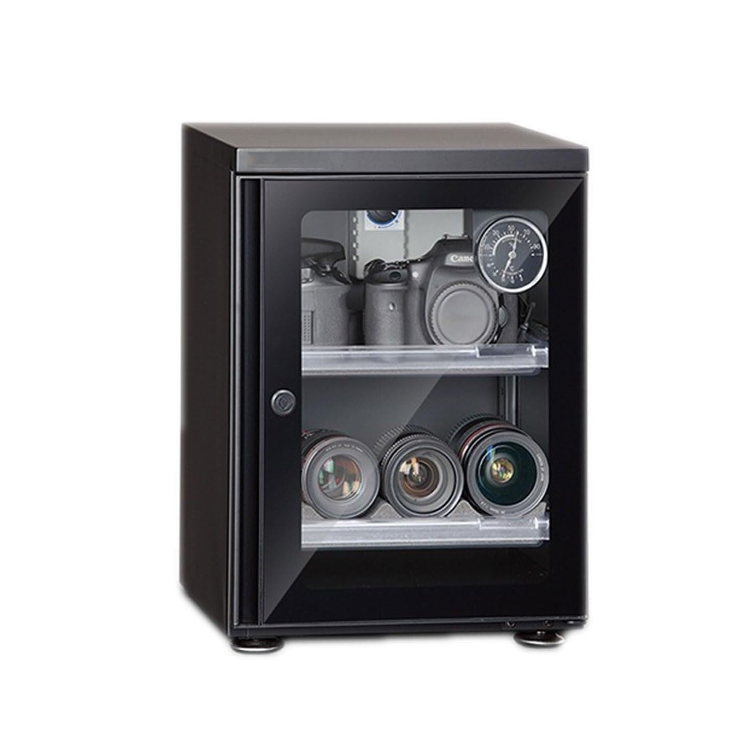 Electronic Dry Cabinet, Adjustable Adsorption Dryer with Mechanical Lock, Mute &amp; Energy Saving, Mechanical Meter, for Camera Lens Electronic Equipment Storage 38L