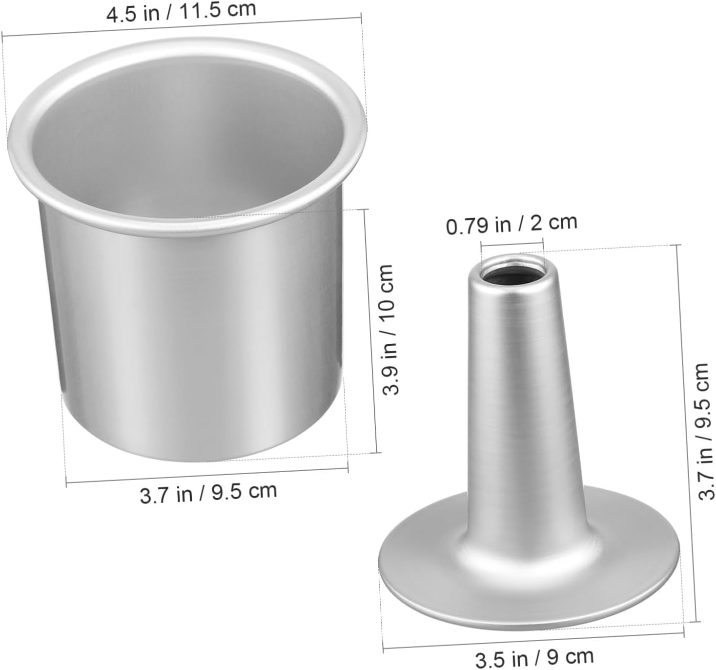 Cabilock Hollowed Cake Baking Mold Non Stick Chiffon Cake Pan for Home and Bakery Easy Release for Muffins and Desserts Versatile Kitchen Tool
