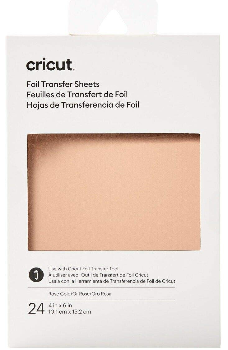 Transfer Foil Sheets 10X15Cm 24 Sheets (Rose Gold)
