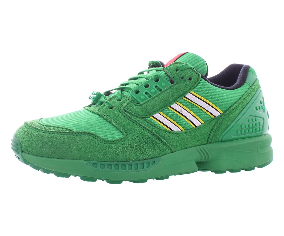adidas Originals Mens Zx 2K Flux Sneakers Shoes Casual - Black,Grey 40 EU Green Yellow Green