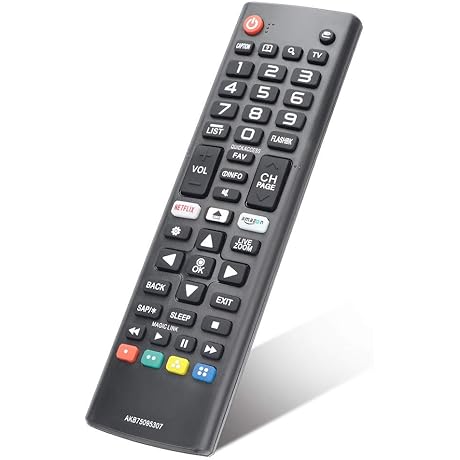 Gvirtue AKB75095307 Universal Replacement Remote Control for All LG TV