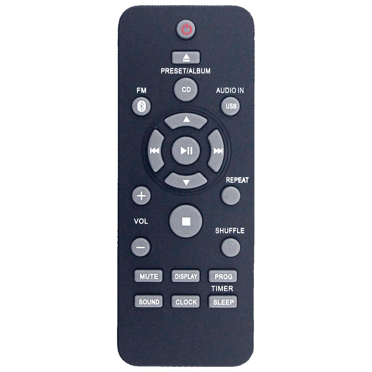 BTM2280 Ersatzfernbedienung für Philips Micro Music Stereoanlage BTM2180 BTM2180/37 BTM2355 BTM1180 BTM2130 BTM2310/12 BTM2310/96 DCM2068/93 DCM2260/93 DCM2260/93 DCM2260/93 DCM2260/93 DCM2260/93