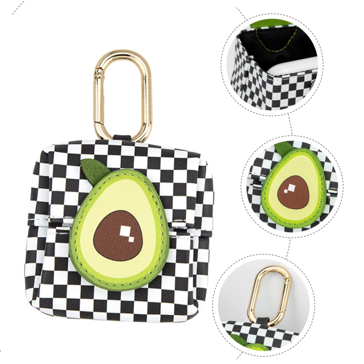 UPKOCH 4 Stück Kopfhörer-Taschen Mit Cartoon-Obst- Und Weichem Futter Für Kinder Mädchen Teenager Frauen Kopfhörer-Tragetasche Ohrstöpsel-etui